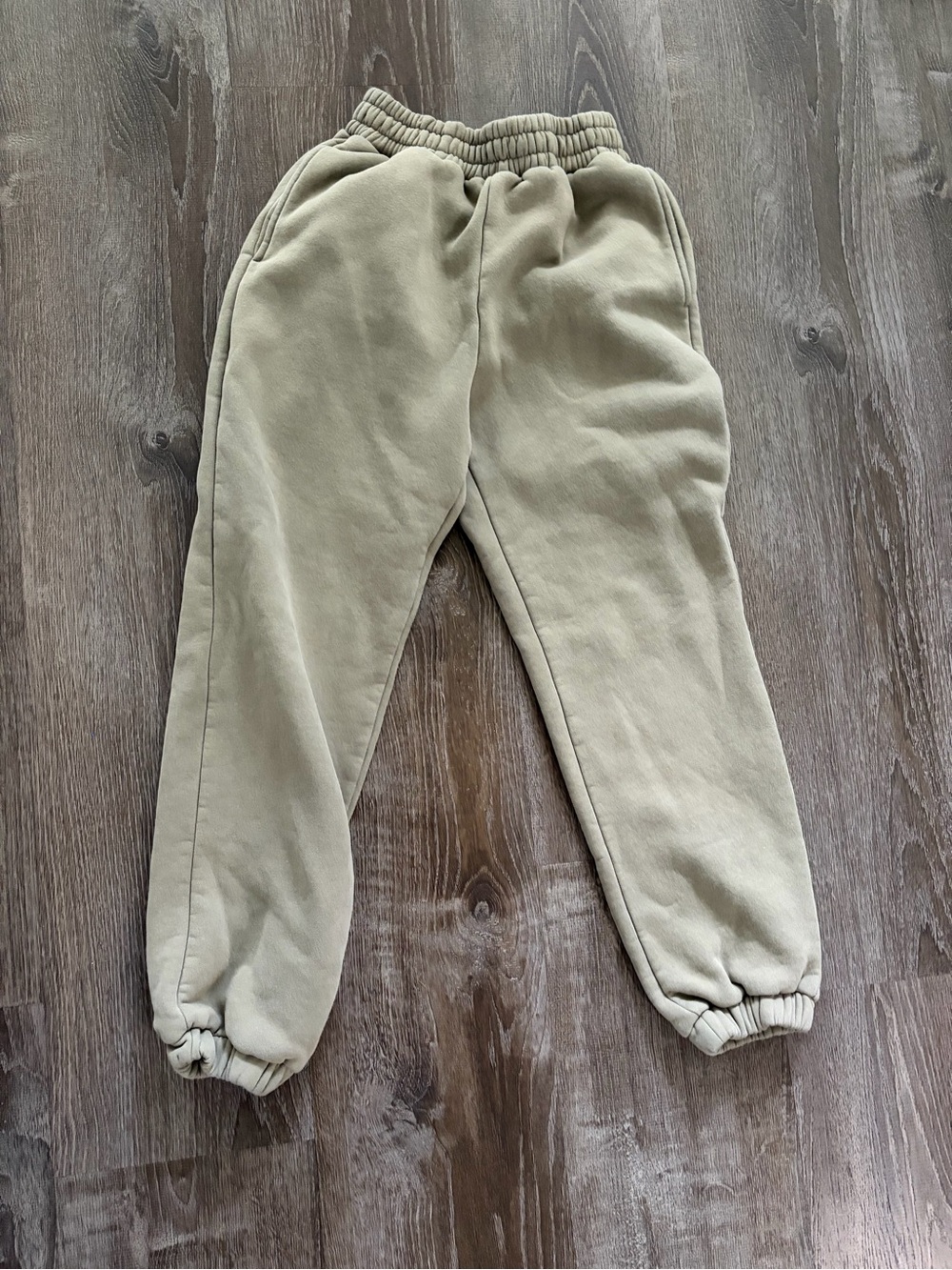 Womens Elastic Waist Sweatpants in Light sage comfrt